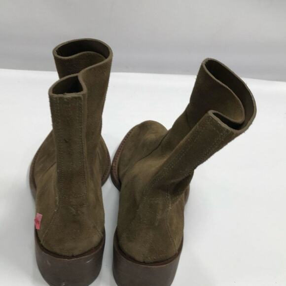 Tory Burch Siena Brown Suede Boots - Picture 2 of 5